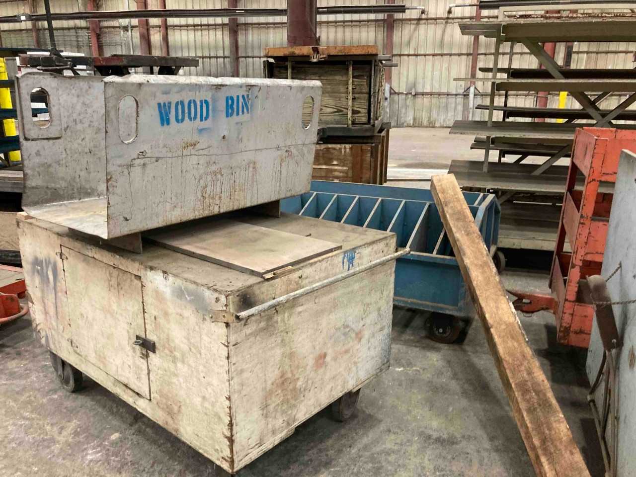 2 wood boxes - TOOL STORAGE