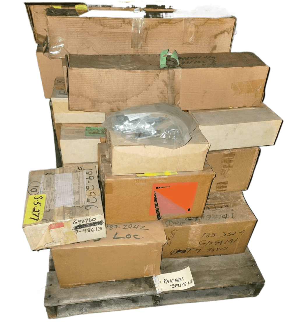 LOT OF MOTOR STARTERS, CONTACTORS, SWITCHES, VALVE POSITIONERS/LOADERS, SPLICE KITS QTY 2 PALLETS - INDUSTRIAL PARTS