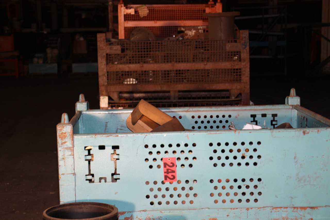 Row of pipe fittings with baskets and bins - MISCELLANEOUS