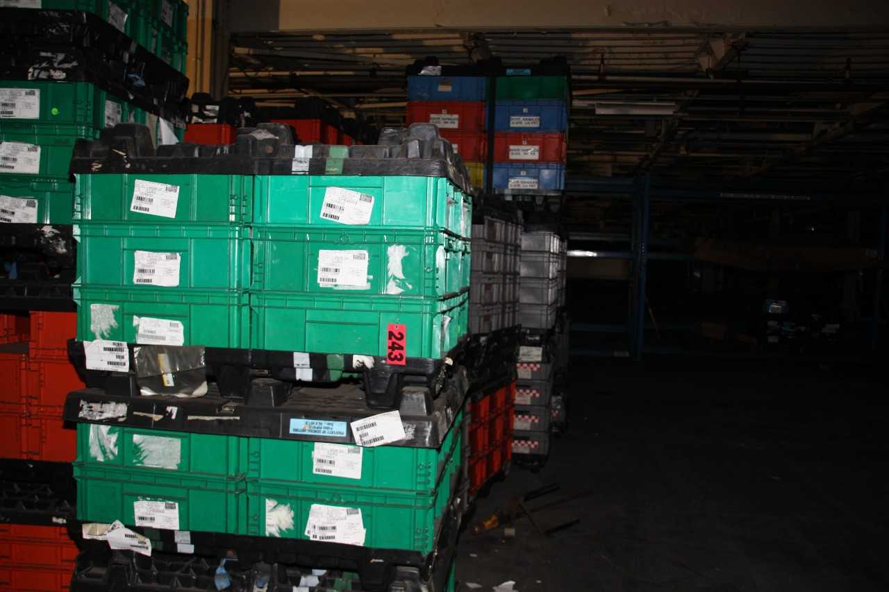 38 pallets of plastic storage bins  - MISCELLANEOUS
