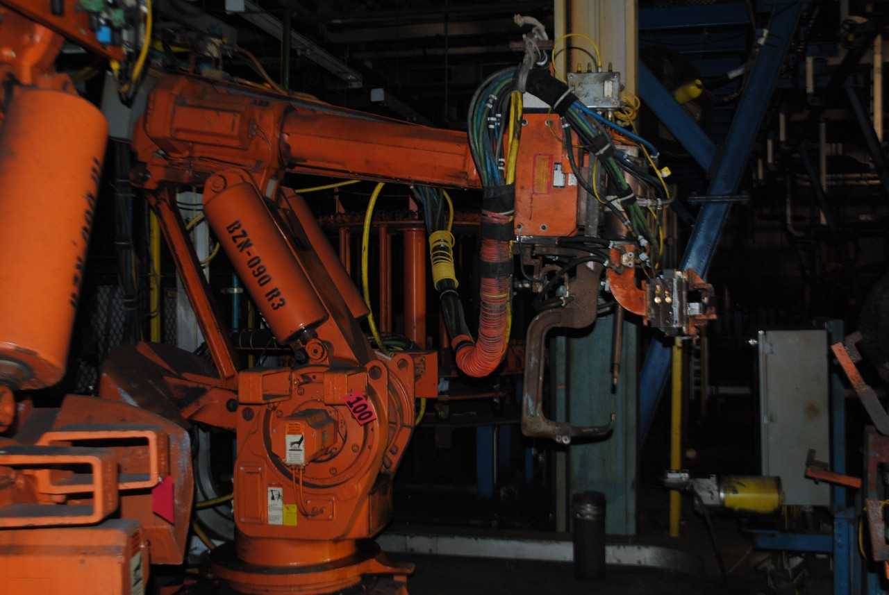 ABB IRB 6400 Industrial Robot with Welder - INDUSTRIAL ROBOTS