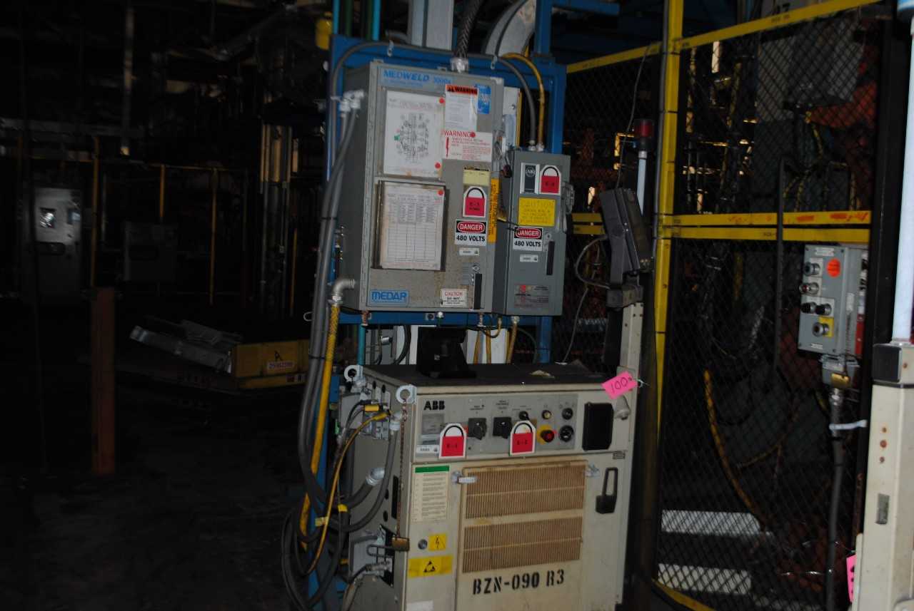 ABB IRB 6400 Industrial Robot with Welder - INDUSTRIAL ROBOTS