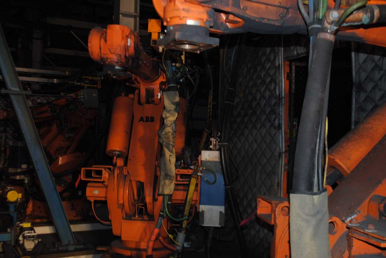 ABB IRB 6400 Industrial Robot with Welder - INDUSTRIAL ROBOTS