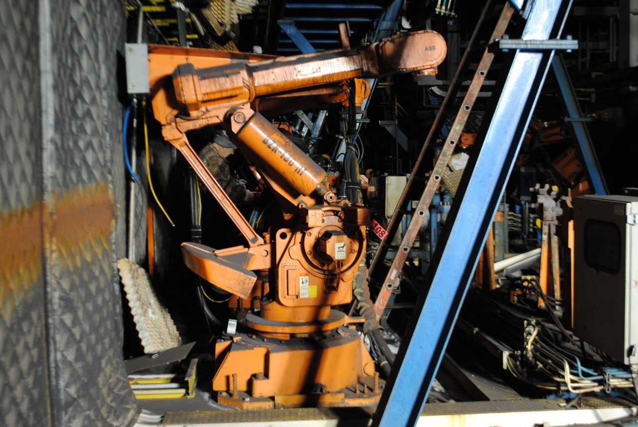 ABB IRB 6400 Industrial Robot with Welder - INDUSTRIAL ROBOTS