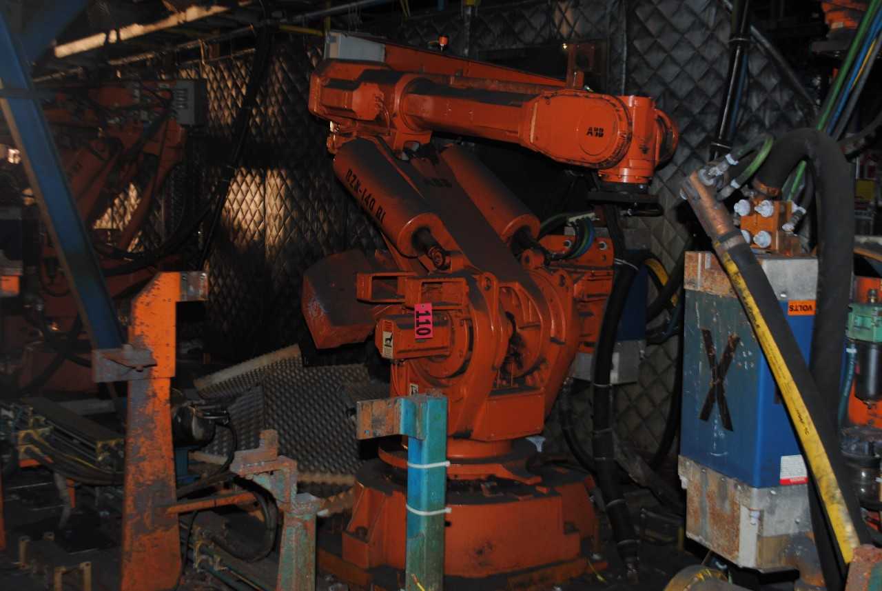 ABB IRB 6400 Industrial Robot with Welder - INDUSTRIAL ROBOTS