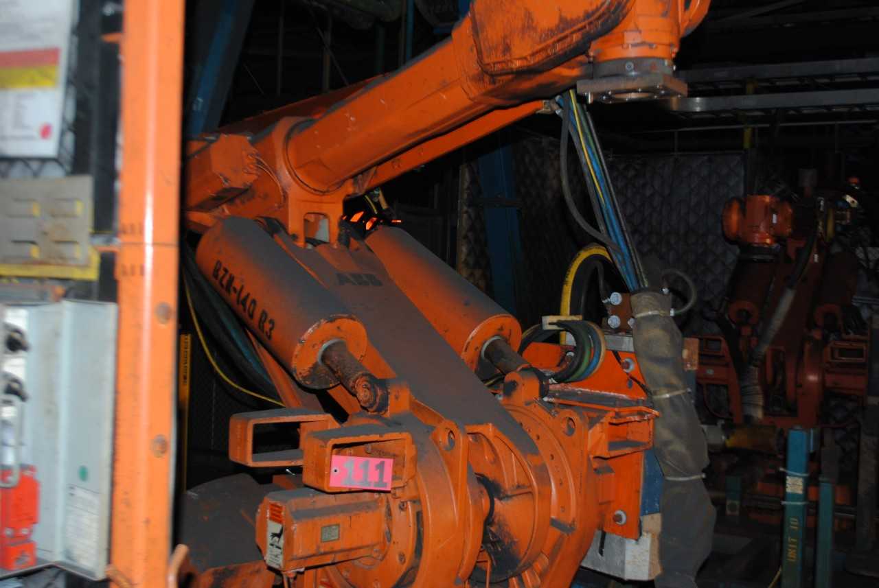 ABB IRB 6400 Industrial Robot with Welder - INDUSTRIAL ROBOTS