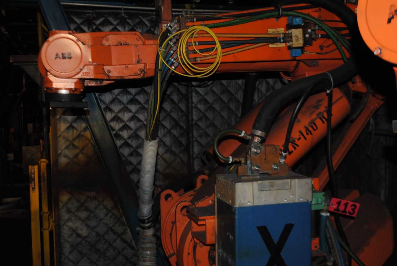 ABB IRB 6400 Industrial Robot with Welder - INDUSTRIAL ROBOTS