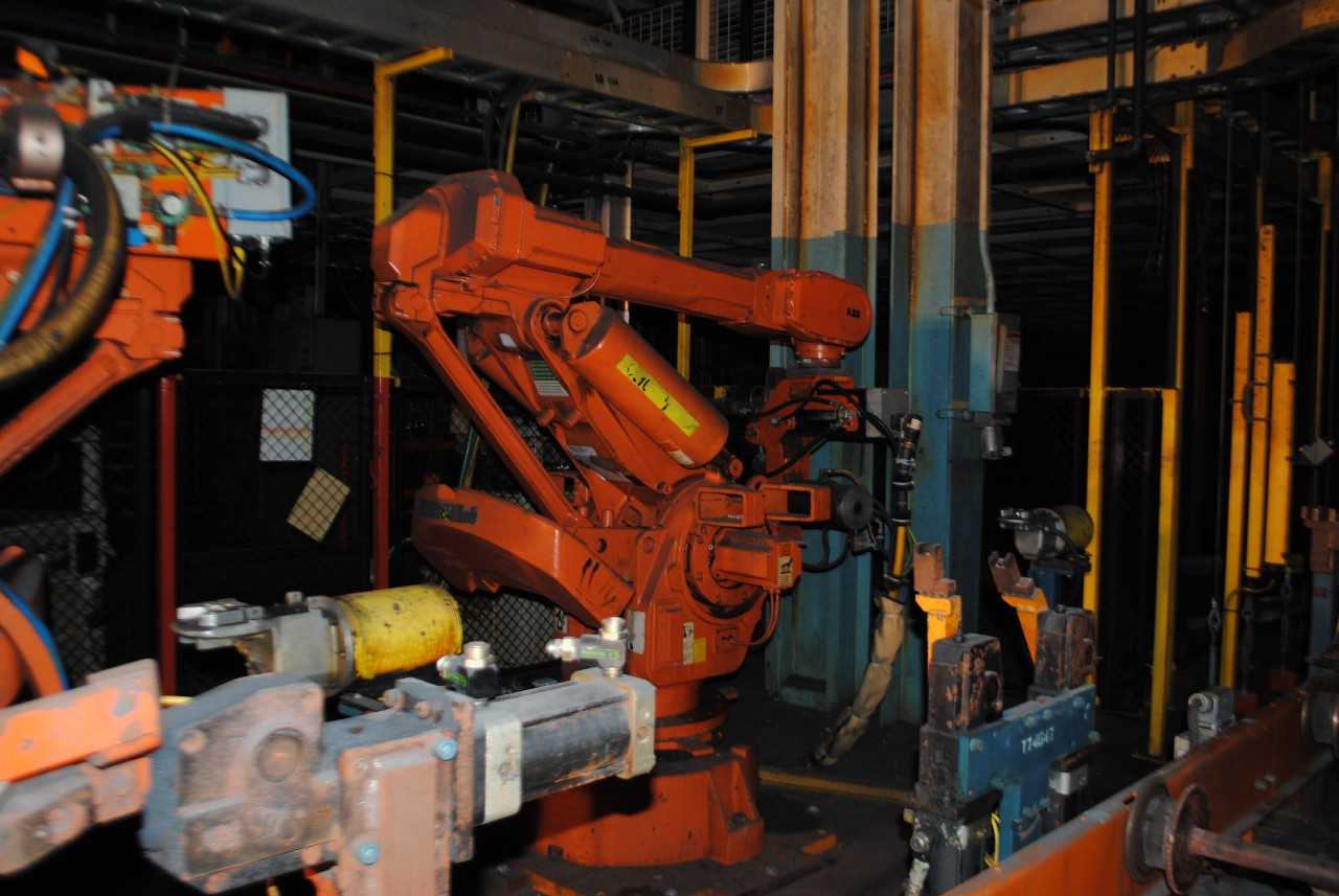 ABB IRB 6400 Industrial Robot with Welder - INDUSTRIAL ROBOTS