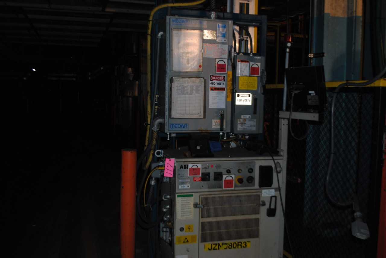 ABB IRB 6400 Industrial Robot with Welder - INDUSTRIAL ROBOTS
