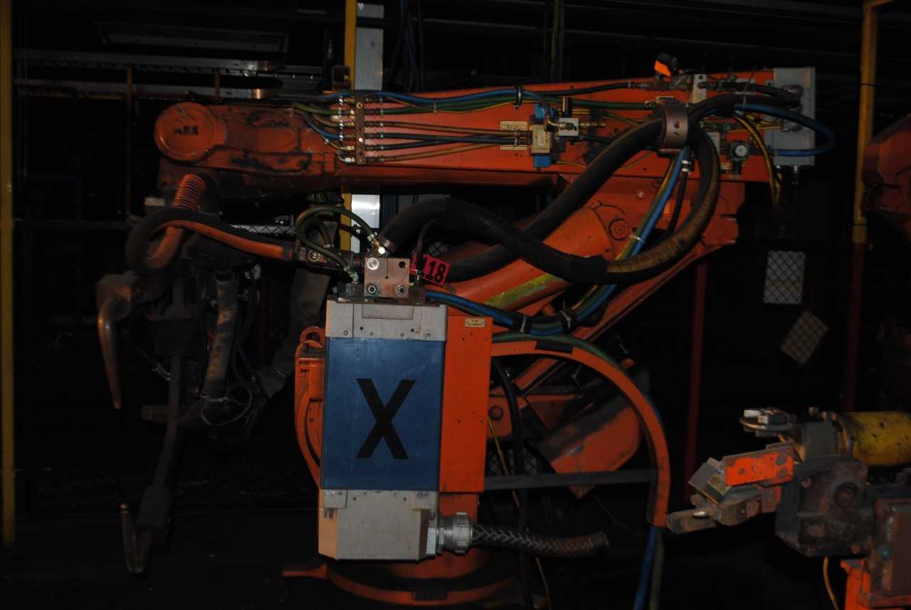 ABB IRB 6400 Industrial Robot with Welder - INDUSTRIAL ROBOTS