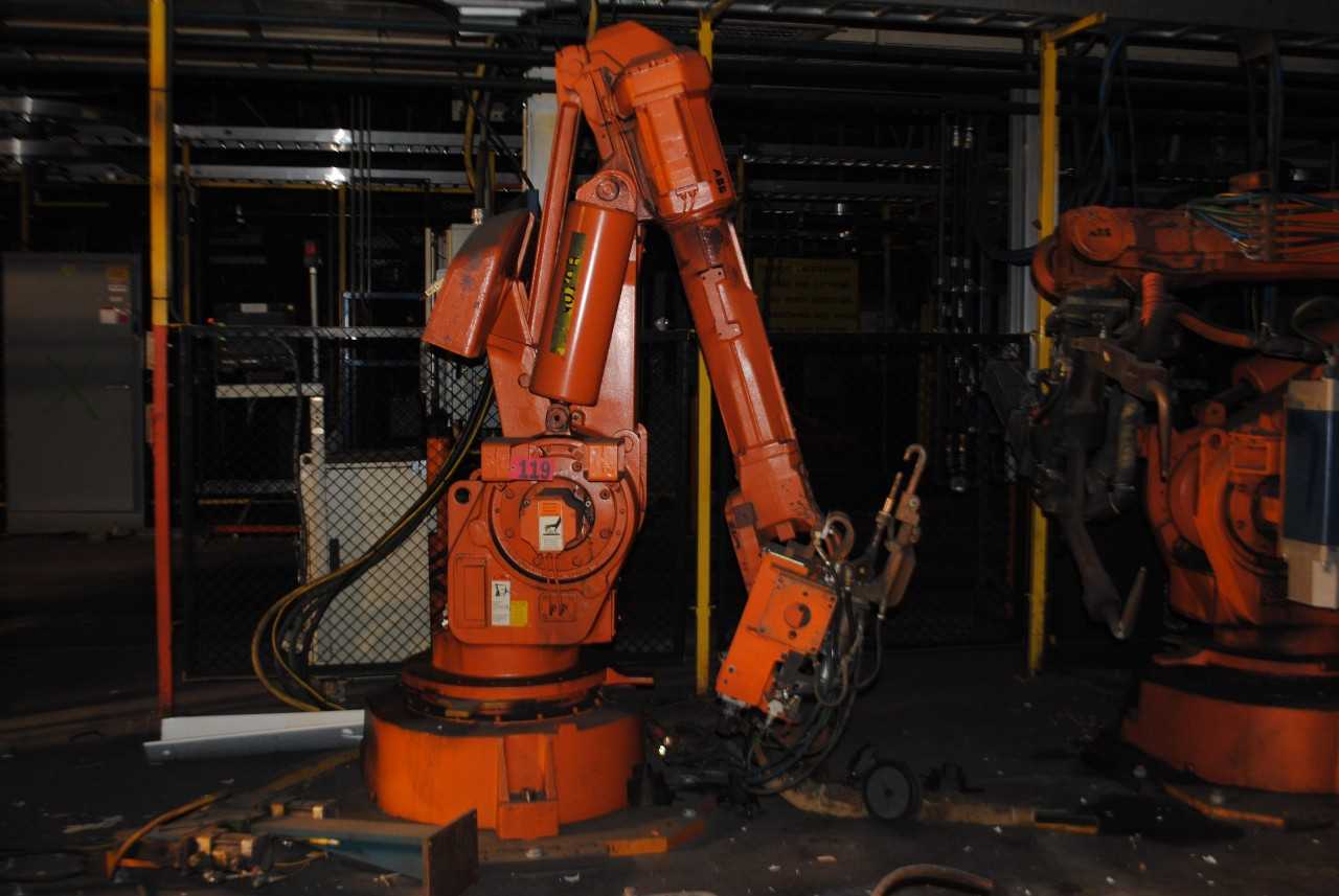 ABB IRB 6400 Industrial Robot with Welder - INDUSTRIAL ROBOTS