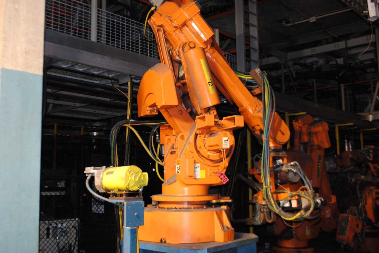 ABB IRB 6400 Industrial Robot with Welder - INDUSTRIAL ROBOTS