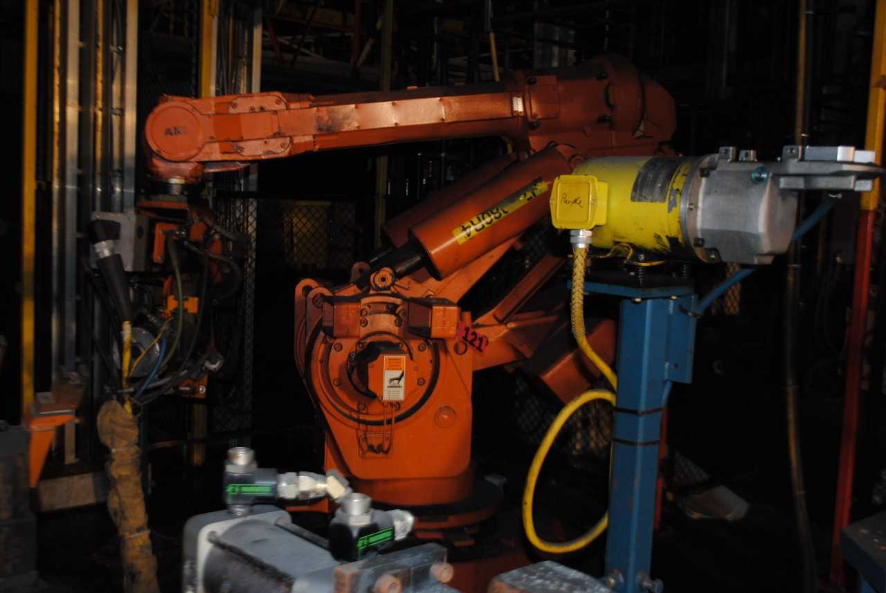 ABB IRB 6400 Industrial Robot with Welder - INDUSTRIAL ROBOTS