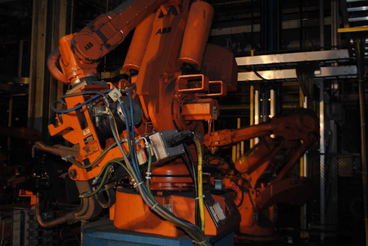 ABB IRB 6400 Industrial Robot with Welder - INDUSTRIAL ROBOTS