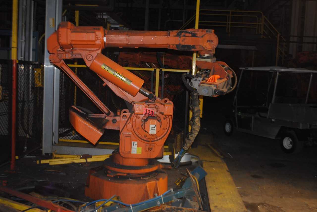ABB IRB 6400 Industrial Robot with Welder - INDUSTRIAL ROBOTS