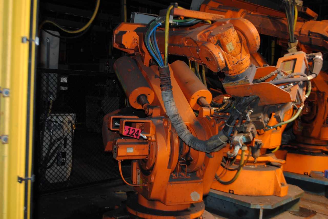 ABB IRB 6400 Industrial Robot with Welder - INDUSTRIAL ROBOTS