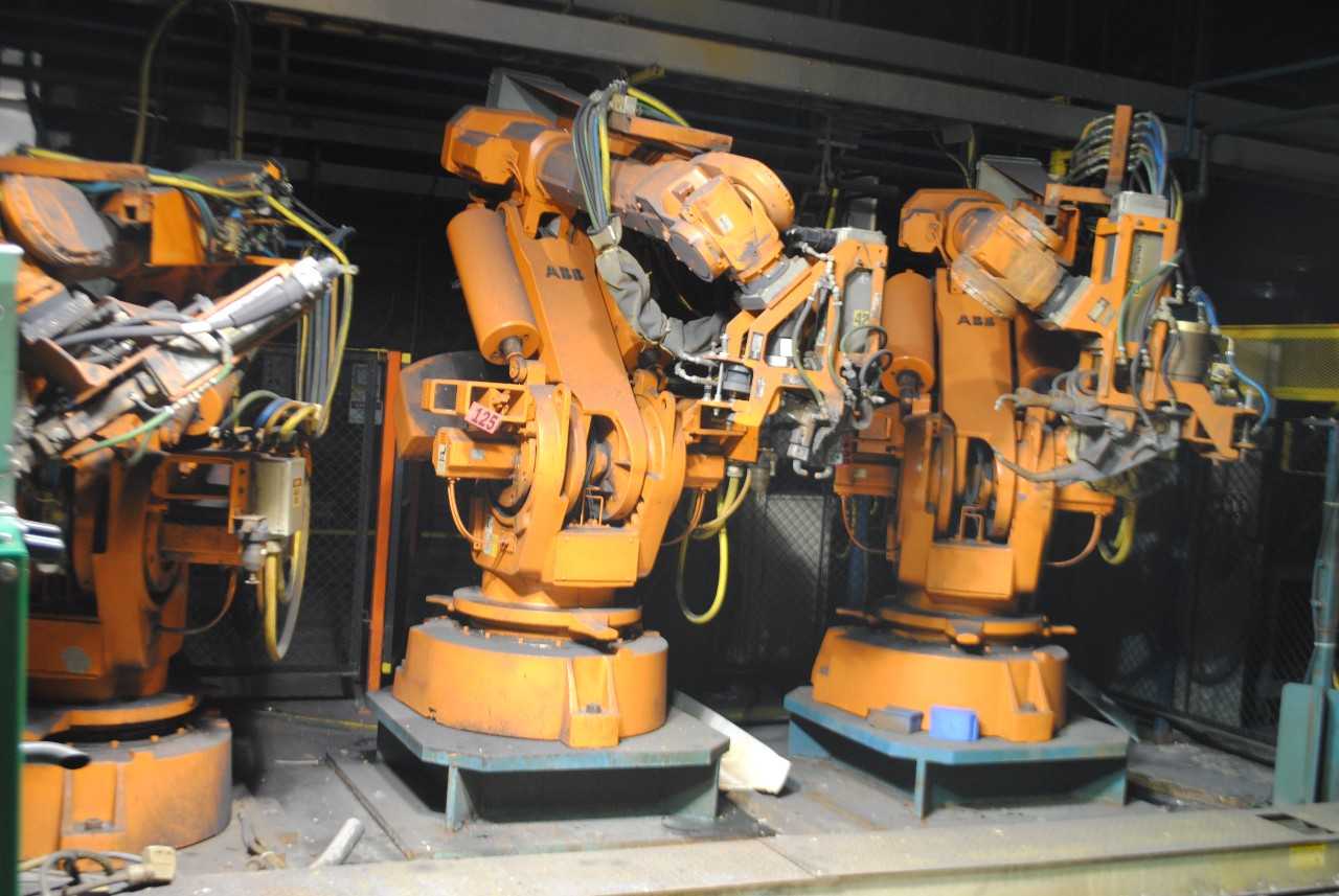 ABB IRB 6400 Industrial Robot with Welder - INDUSTRIAL ROBOTS