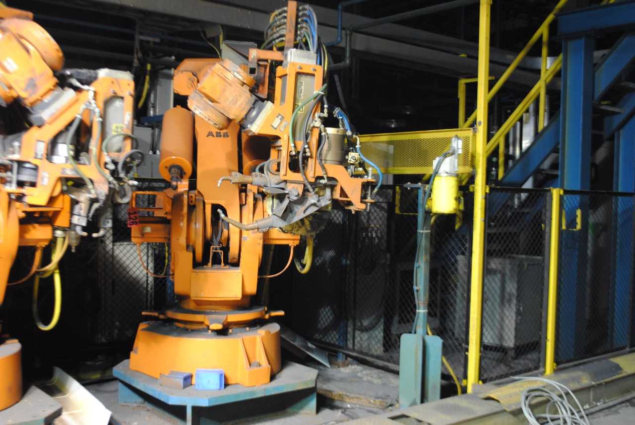 ABB IRB 6400 Industrial Robot with Welder - INDUSTRIAL ROBOTS