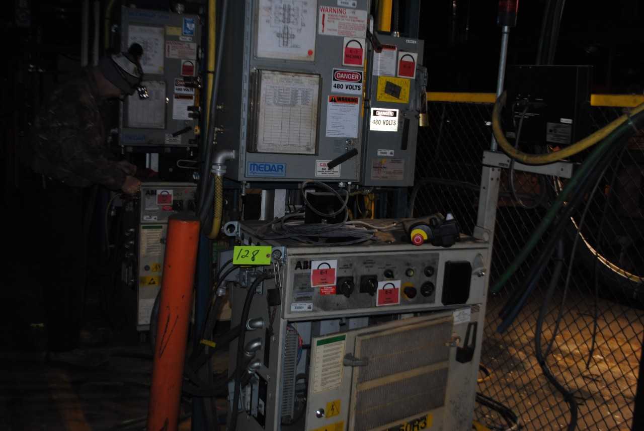 ABB IRB 6400 Industrial Robot with Welder - INDUSTRIAL ROBOTS