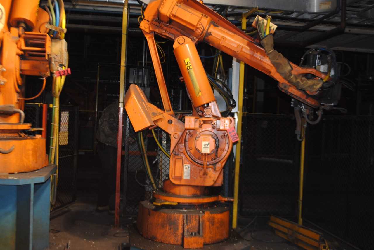 ABB IRB 6400 Industrial Robot with Welder - INDUSTRIAL ROBOTS