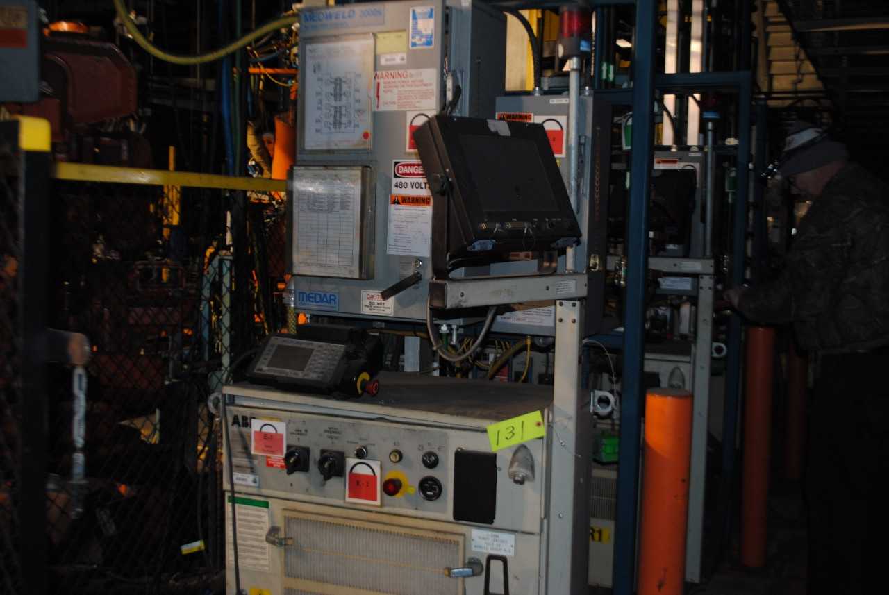 ABB IRB 6400 Industrial Robot with Welder - INDUSTRIAL ROBOTS