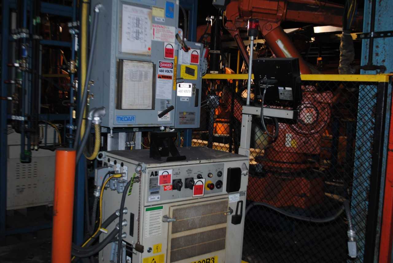 ABB IRB 6400 Industrial Robot with Welder - INDUSTRIAL ROBOTS
