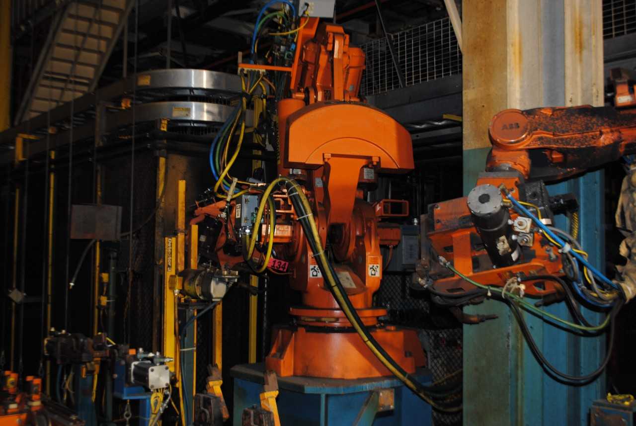 ABB IRB 6400 Industrial Robot with Welder - INDUSTRIAL ROBOTS
