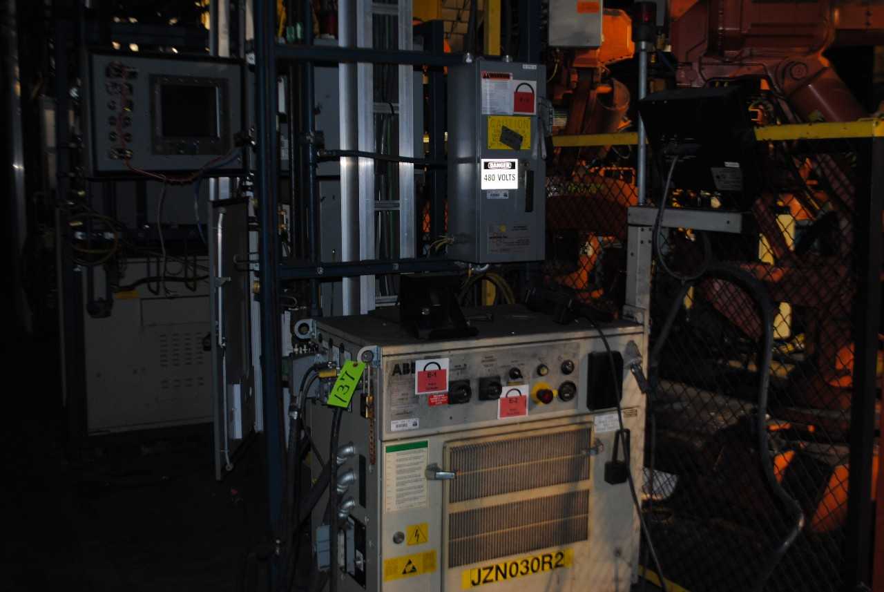 ABB IRB 6400 Industrial Robot with Welder - INDUSTRIAL ROBOTS