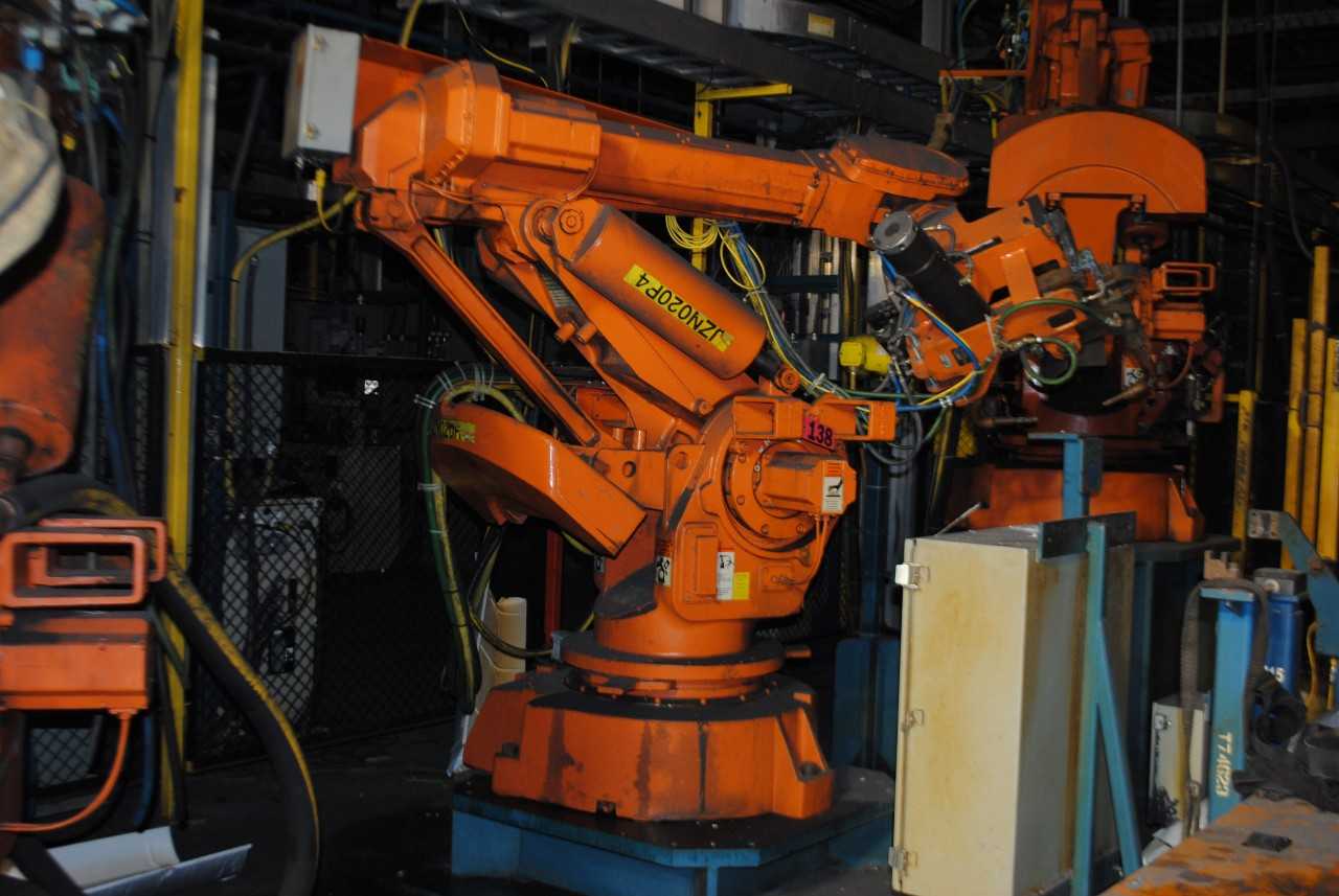 ABB IRB 6400 Industrial Robot with Welder - INDUSTRIAL ROBOTS