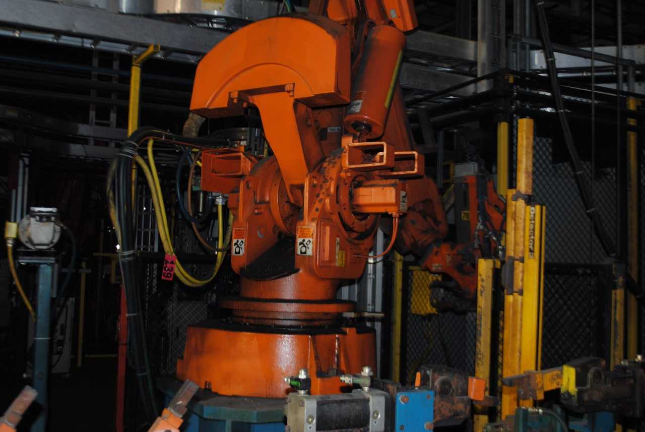 ABB IRB 6400 Industrial Robot with Welder - INDUSTRIAL ROBOTS