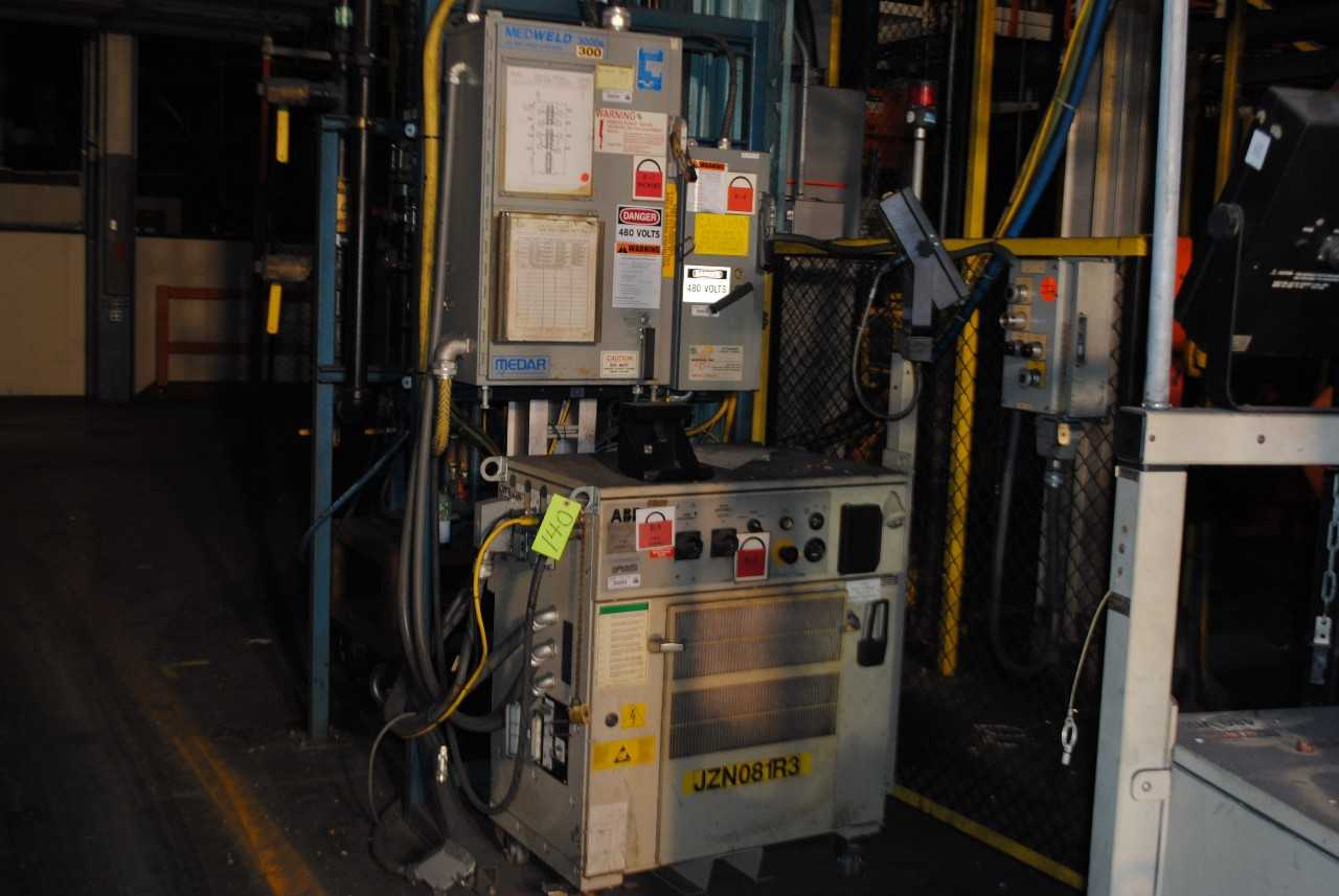 ABB IRB 6400 Industrial Robot with Welder - INDUSTRIAL ROBOTS