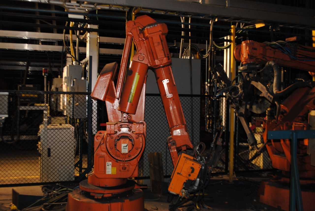 ABB IRB 6400 Industrial Robot with Welder - INDUSTRIAL ROBOTS