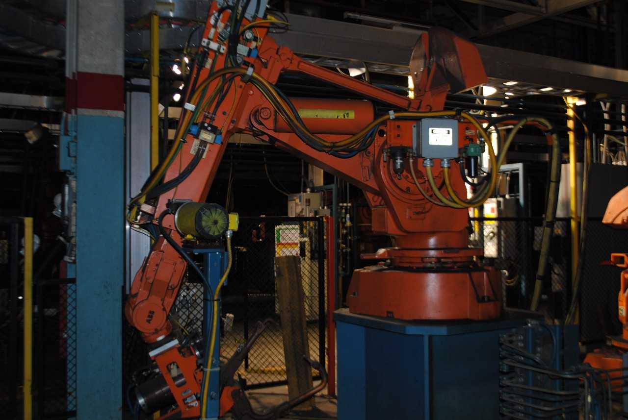 ABB IRB 6400 Industrial Robot with Welder - INDUSTRIAL ROBOTS
