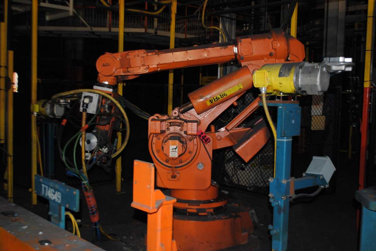 ABB IRB 6400 Industrial Robot with Welder - INDUSTRIAL ROBOTS
