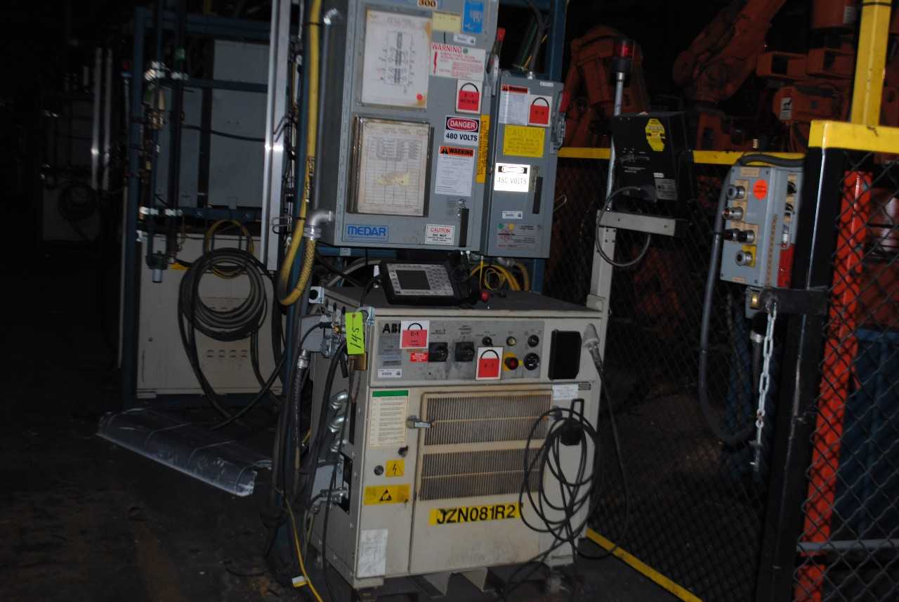 ABB IRB 6400 Industrial Robot with Welder - INDUSTRIAL ROBOTS