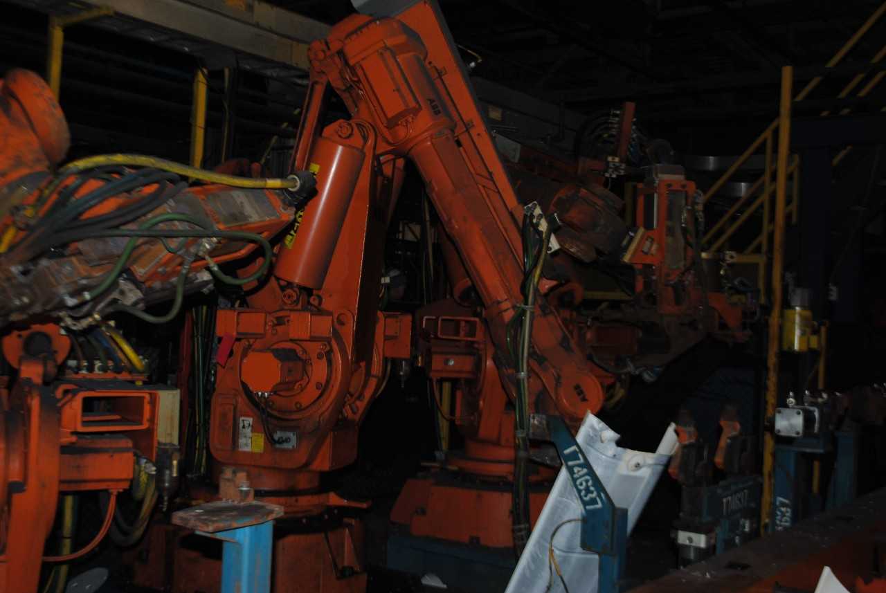 ABB IRB 6400 Industrial Robot with Welder - INDUSTRIAL ROBOTS