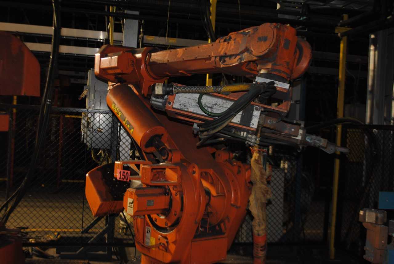 ABB IRB 6400 Industrial Robot with Welder - INDUSTRIAL ROBOTS
