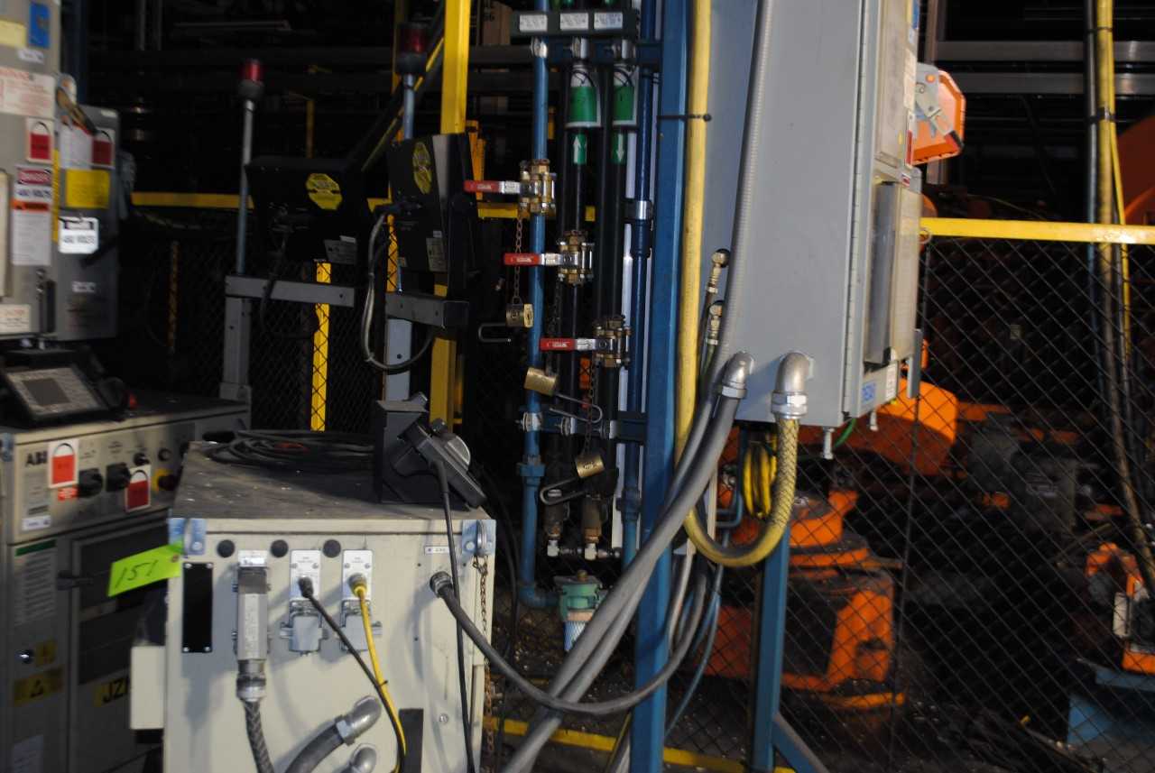 ABB IRB 6400 Industrial Robot with Welder - INDUSTRIAL ROBOTS