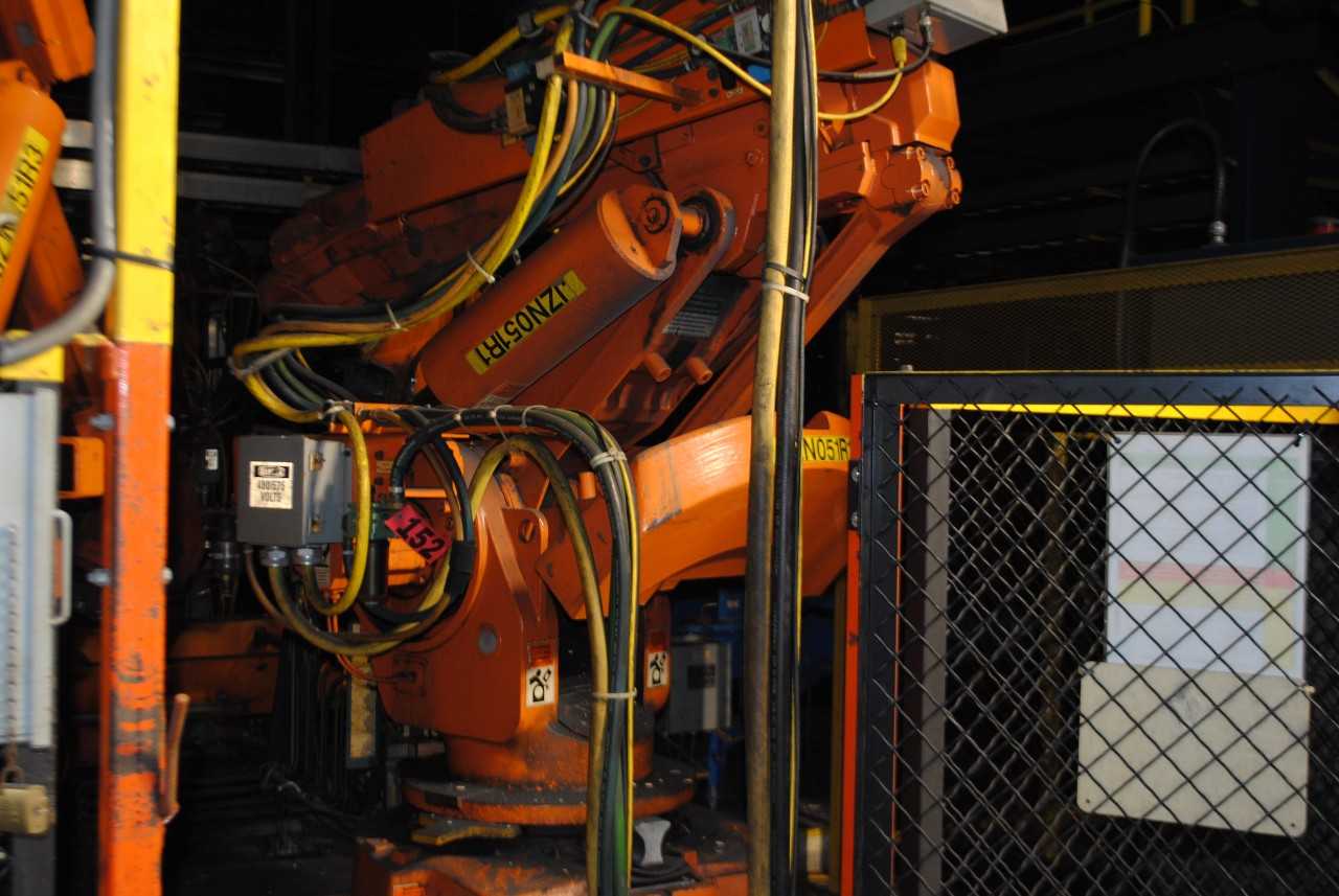 ABB IRB 6400 Industrial Robot with Welder - INDUSTRIAL ROBOTS