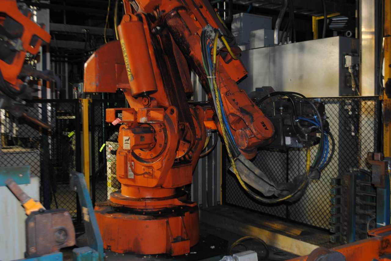 ABB IRB 6400 Industrial Robot with Welder - INDUSTRIAL ROBOTS