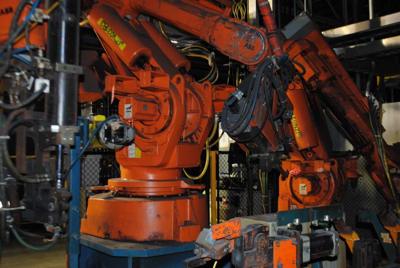 ABB IRB 6400 Industrial Robot with Welder - INDUSTRIAL ROBOTS