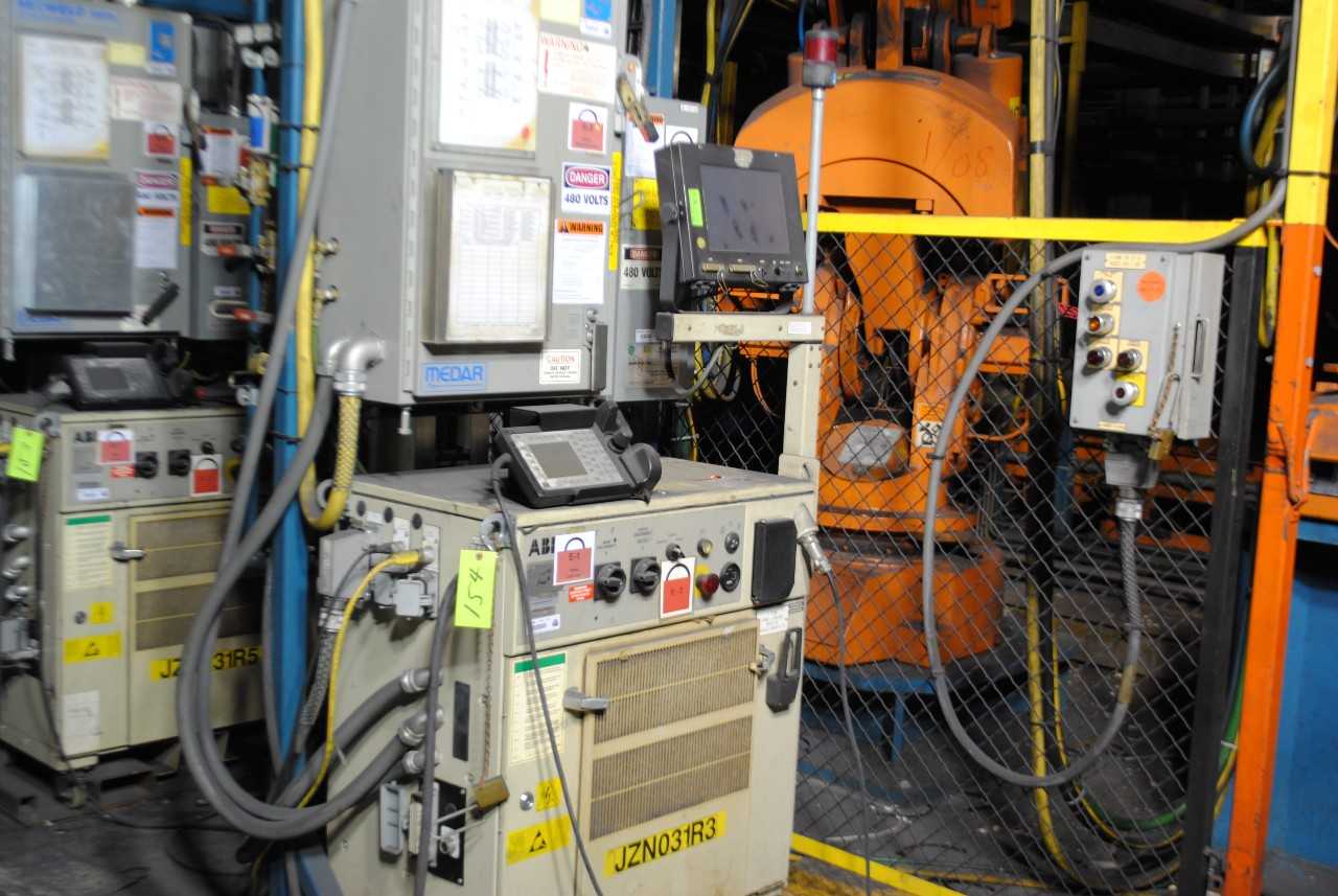 ABB IRB 6400 Industrial Robot with Welder - INDUSTRIAL ROBOTS