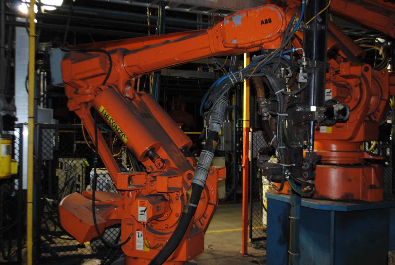 ABB IRB 6400 Industrial Robot with Welder - INDUSTRIAL ROBOTS