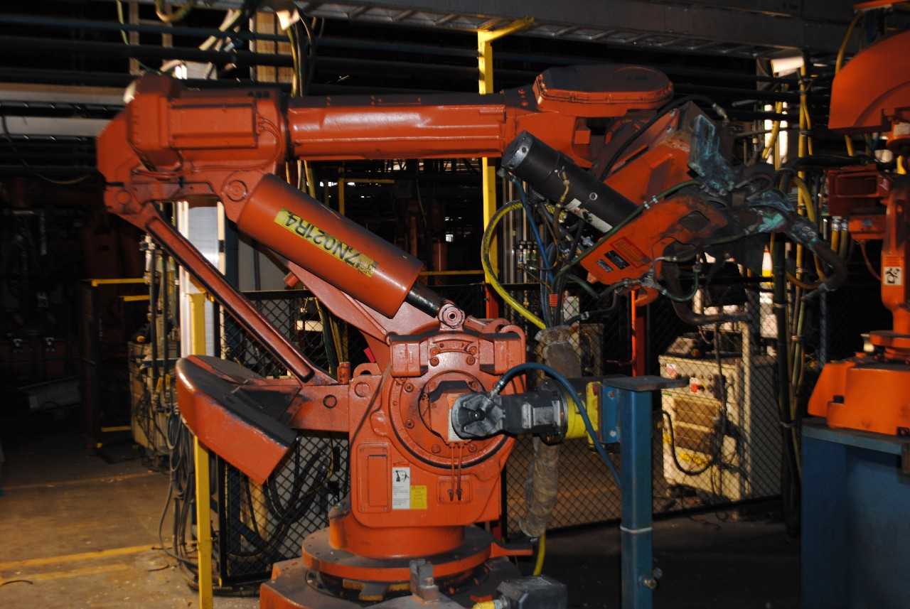 ABB IRB 6400 Industrial Robot with Welder - INDUSTRIAL ROBOTS