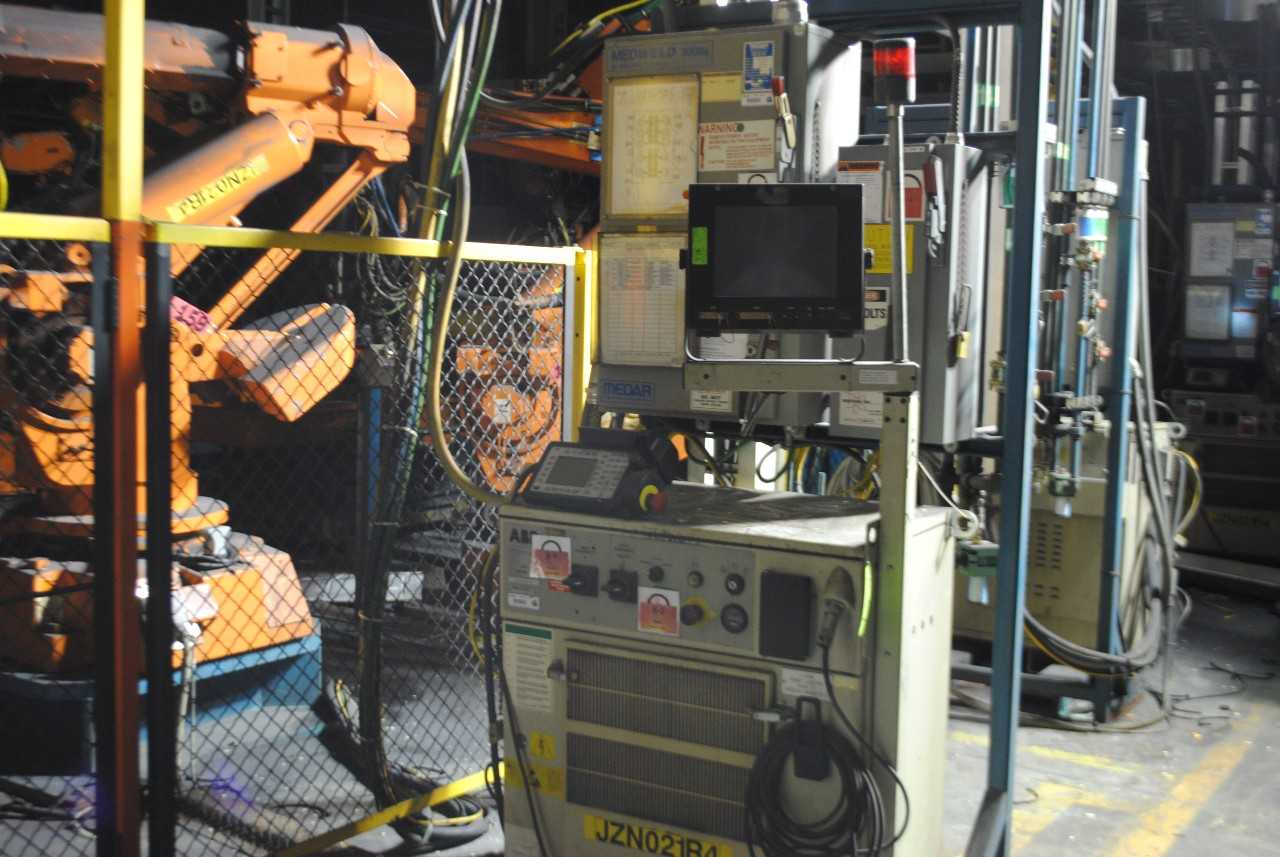 ABB IRB 6400 Industrial Robot with Welder - INDUSTRIAL ROBOTS
