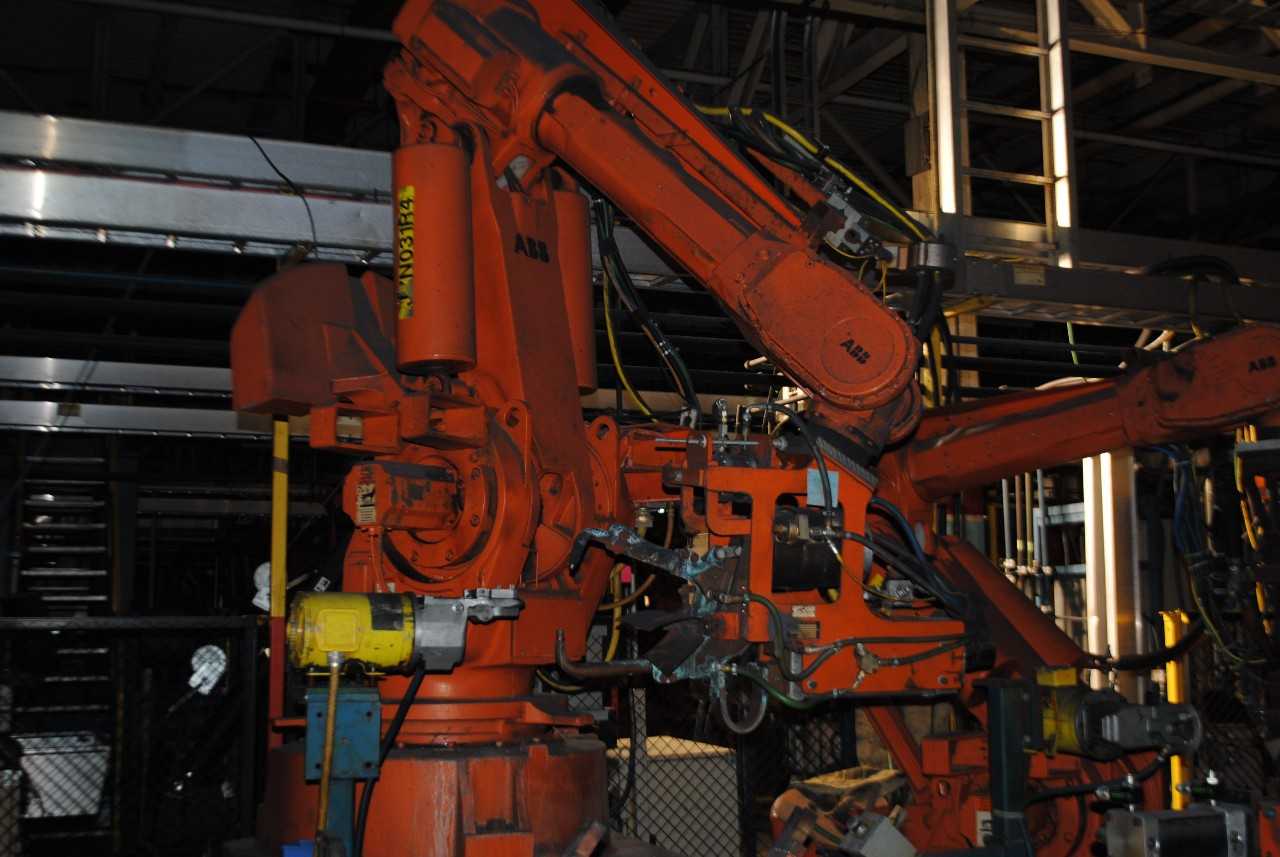 ABB IRB 6400 Industrial Robot with Welder - INDUSTRIAL ROBOTS