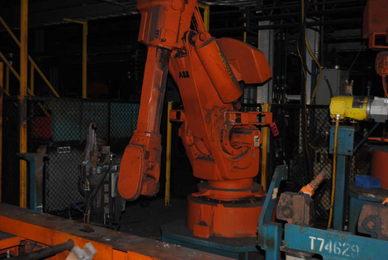 ABB IRB 6400 Industrial Robot with Welder - INDUSTRIAL ROBOTS