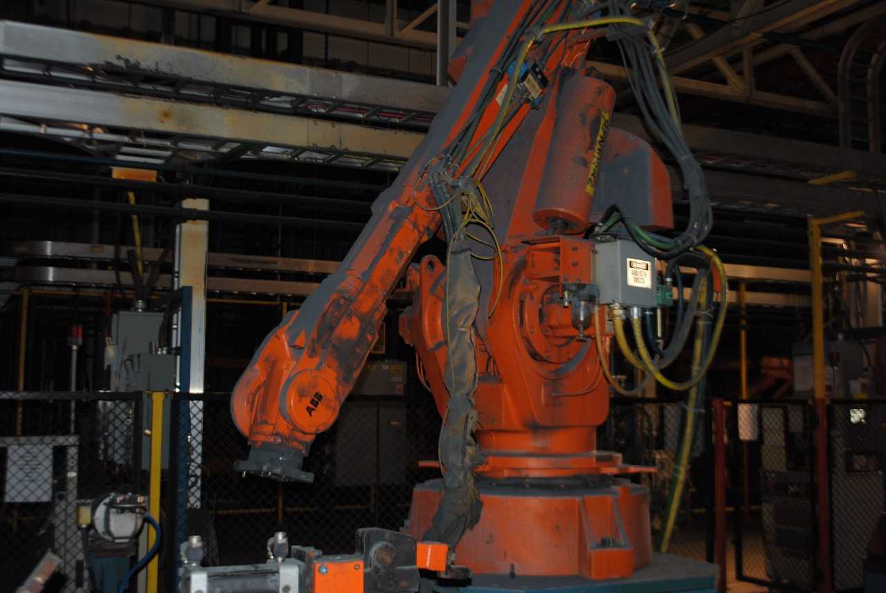 ABB IRB 6400 Industrial Robot with Welder - INDUSTRIAL ROBOTS