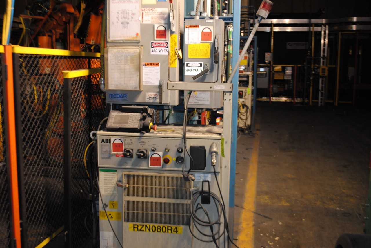 ABB IRB 6400 Industrial Robot with Welder - INDUSTRIAL ROBOTS