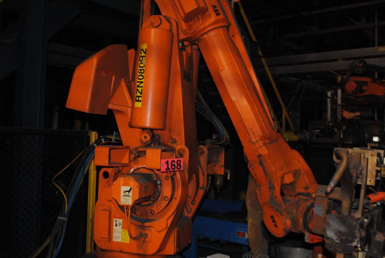 ABB IRB 6400 Industrial Robot with Welder - INDUSTRIAL ROBOTS